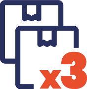 ikona efekt x 3
